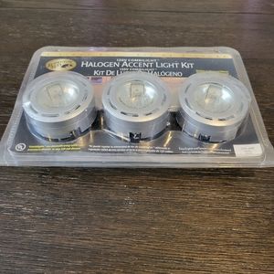 Halogen under cabinet lights. Never opened or used.